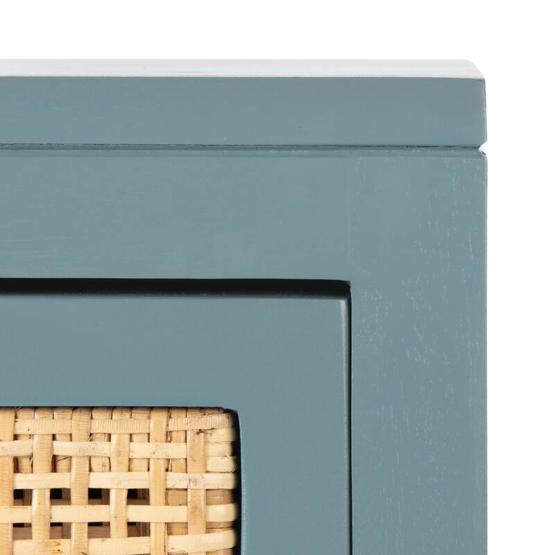 SAFAVIEH Zhane Coastal 1-Drawer 1-Door Nightstand