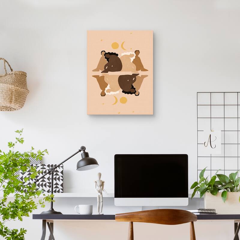 Sisters Nud by Alja Horvat Canvas Art Print