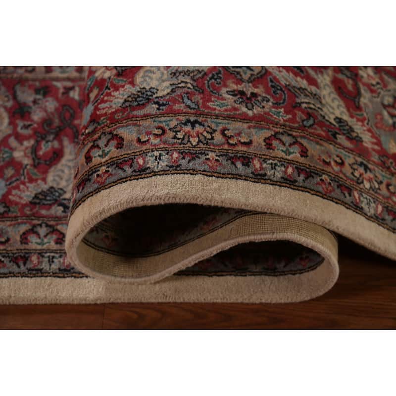 Vegetable Dye Animals Qum Chinese Area Rug Hand-Knotted Wool Carpet - 9'1"x 12'5"