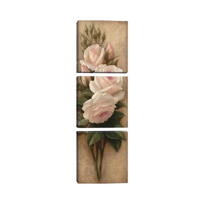 iCanvas "Pink Petals I" by Igor Levashov 3-Piece Canvas Wall Art Set