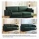 preview thumbnail 60 of 147, Corduroy Upholstered Modular Sectional Sofa for Living Room