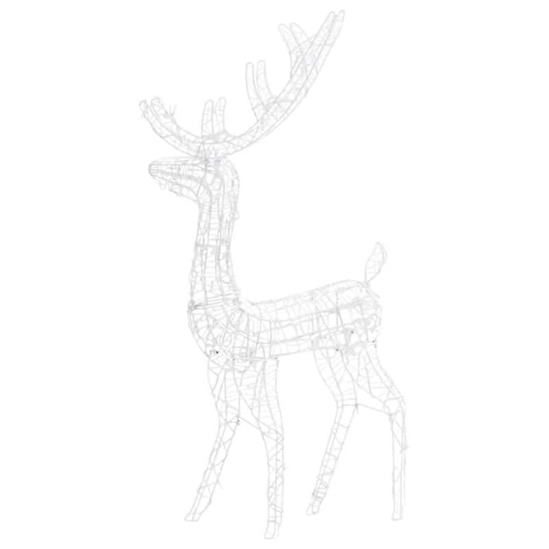 Meyi 3pc Outdoor Reindeer Family Christmas Decor, 300 Cool White LEDs - Cool White