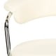 preview thumbnail 4 of 4, Silver Orchid Kelly Cream Desk Chair - 20.7" x 20.9" x 27"