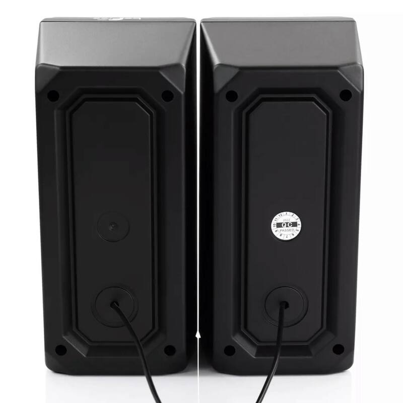 beFree Sound Color LED Dual Gaming Speakers