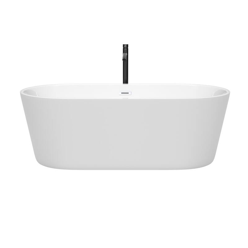 Wyndham Collection WCOBT101567ATP11-XX Carissa CD 67" Free Standing