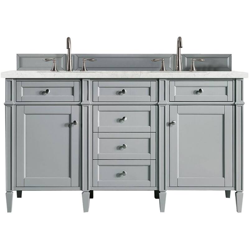 James Martin Vanities 650-V60D-FEJP Brittany 60" Free Standing Double - Urban Gray