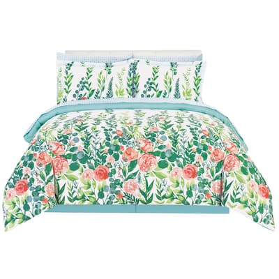 Elegant Fresh Garden 7-Piece Comforter Set
