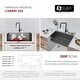 preview thumbnail 22 of 63, Undermount 33" Workstation Single-Bowl Stainless Steel Kitchen Sink