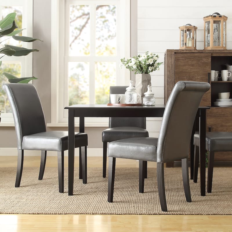 Dorian Faux Leather Upholstered Dining Chair (Set of 2) by iNSPIRE Q Bold