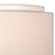 preview thumbnail 6 of 6, Burnaby 1-light Gold Mid-century White Linen Modern Flush Wall Sconce - 7-in W x 9.25-in H x 5.75-in D
