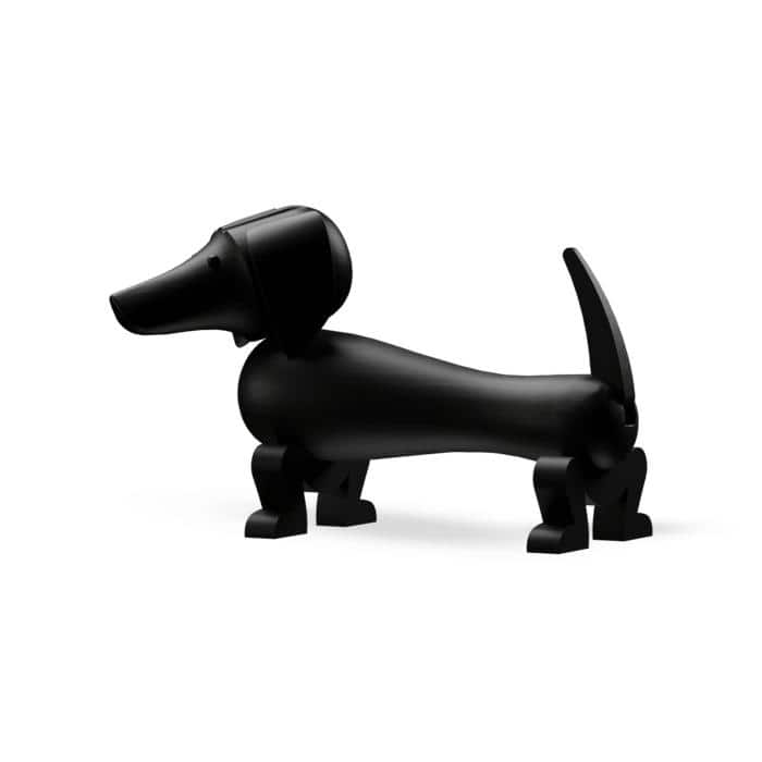 Kay Bojesen Dog, Dark Stained Oak, Medium, H: 11.2" - Medium