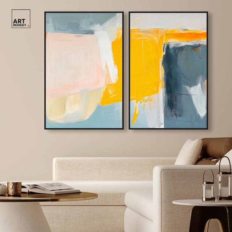Skyward Radiance II Canvas Set of 2 by Art Remedy