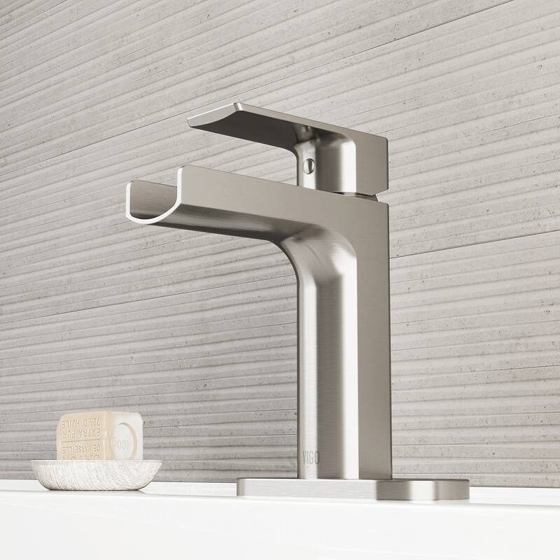 VIGO Ileana 7" H Single Handle Single Hole Bathroom Faucet