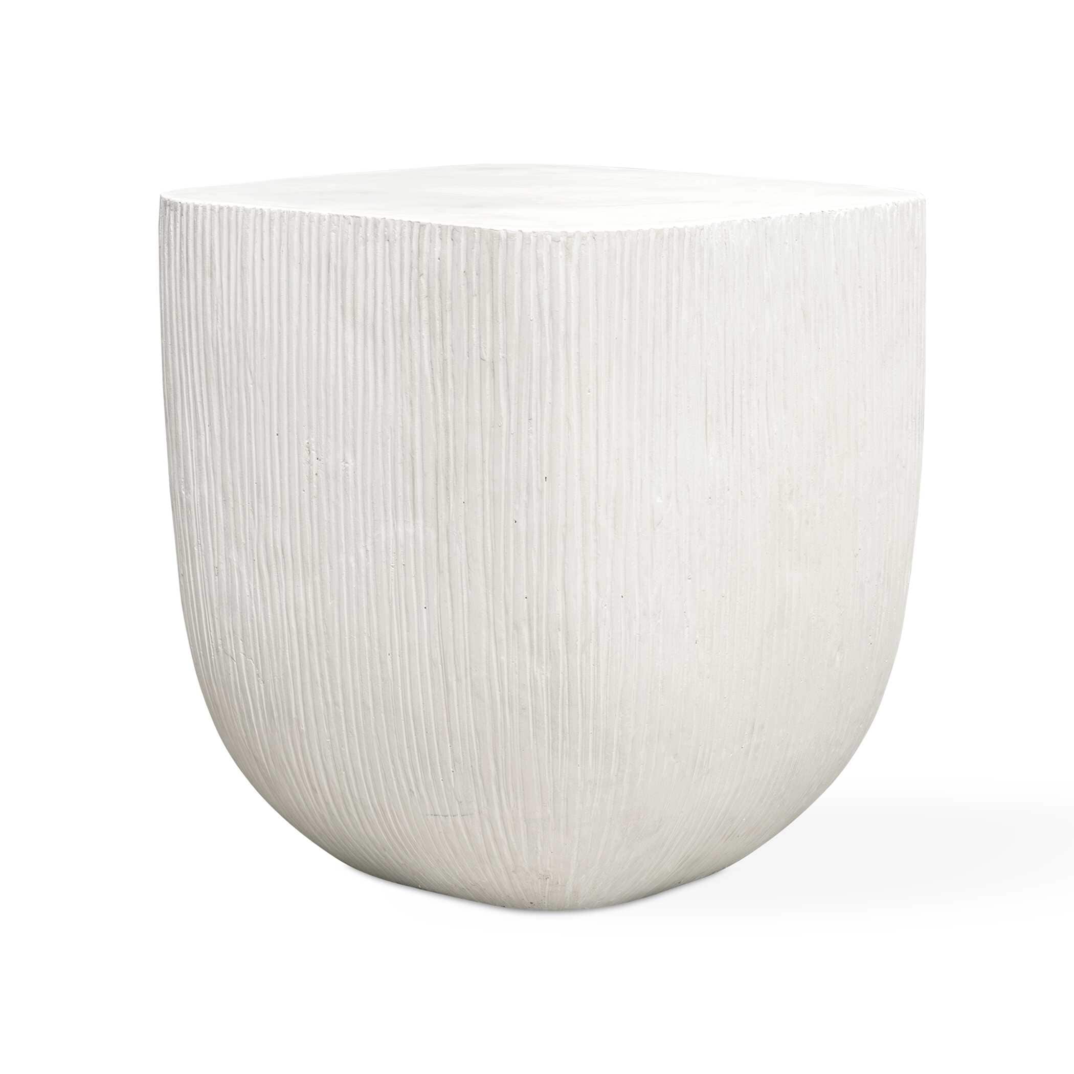 Uttermost Alma Concrete Outdoor Side Table