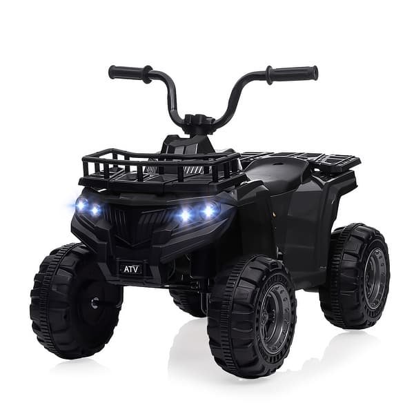 slide 2 of 7, Kids Ride On ATV w/Remote Control 2 Speeds Black