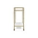 preview thumbnail 7 of 11, Signature Design by Ashley Plattfield Gold/Clear Bar Cart - 28" W x 14.5" D x 31.63" H