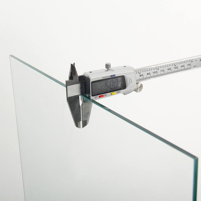 Glass Display Cabinet 5 Shelves Display Cabinet with Glass Doors, Floor Standing Curio Display Cabinet Trophy Display Case