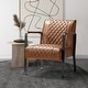 preview thumbnail 1 of 31, Lagash Lesuire PU Chair with Tufted Back COGNAC