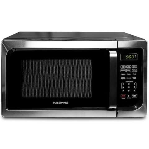 Farberware Classic 0.9 Cu. Ft 900-Watt Microwave Oven, Stainless Steel
