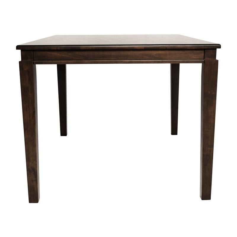 Classic Wood Dining Table with Offset Tapered Legs
