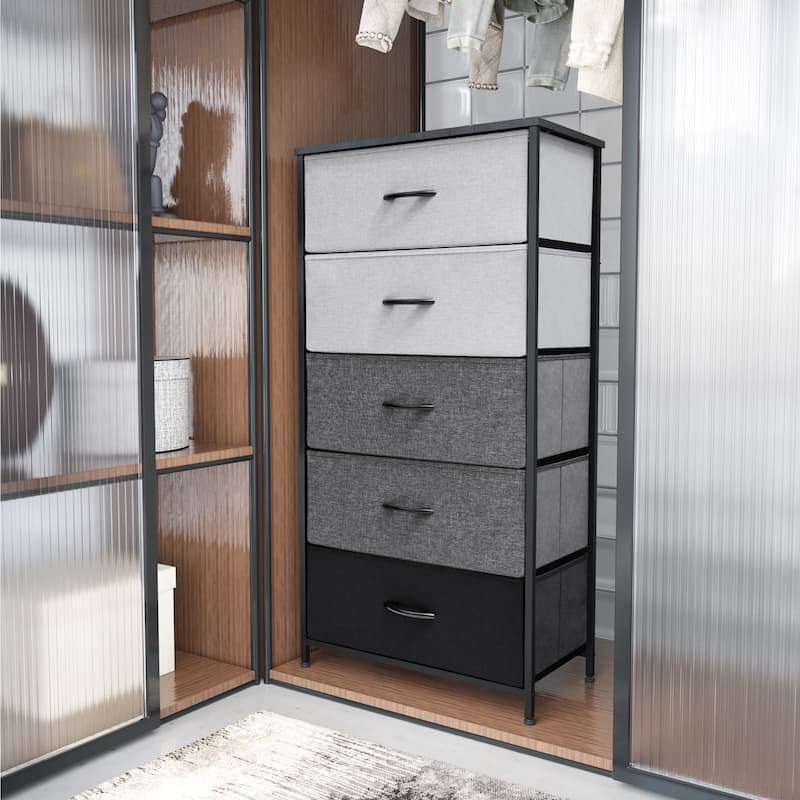 VredHom Vertical 5 Drawers Storage Tower