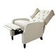 preview thumbnail 36 of 87, Debora Wingback Button Tufted Push-back Recliners Set of 2 by HULALA HOME