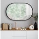 preview thumbnail 1 of 30, Kate and Laurel Travis Capsule Oval Framed Wall Mirror