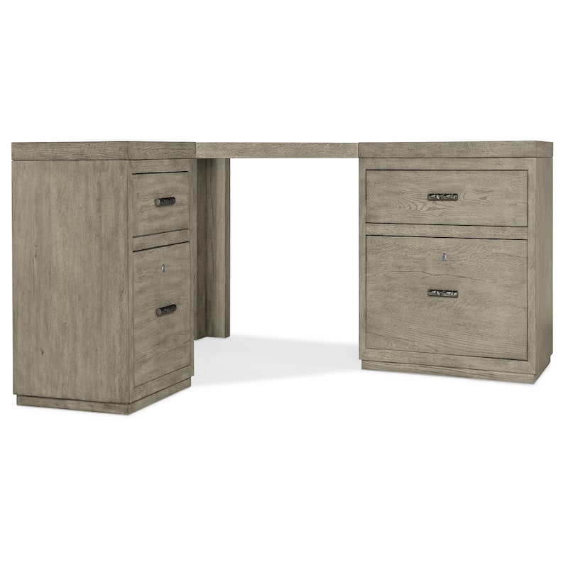 Linville Falls Corner Desk with File and Lateral File