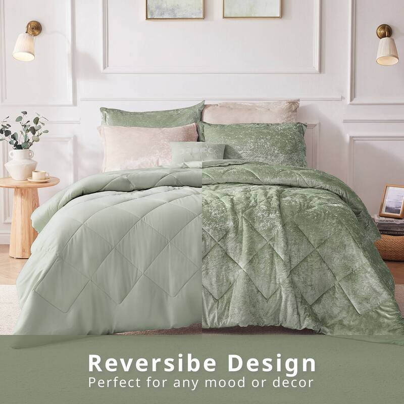 Intelligent Design Isabel Velvet Comforter Set
