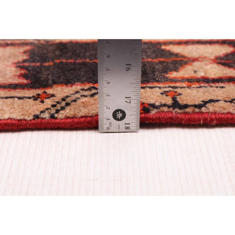 ECARPETGALLERY Hand-knotted Konya Anatolian Red Wool Rug - 3'4 x 13'0