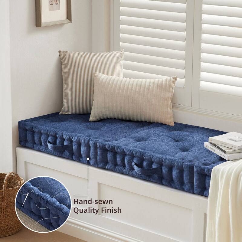 Intelligent Design Azza Poly Chenille Square Floor Pillow Cushion