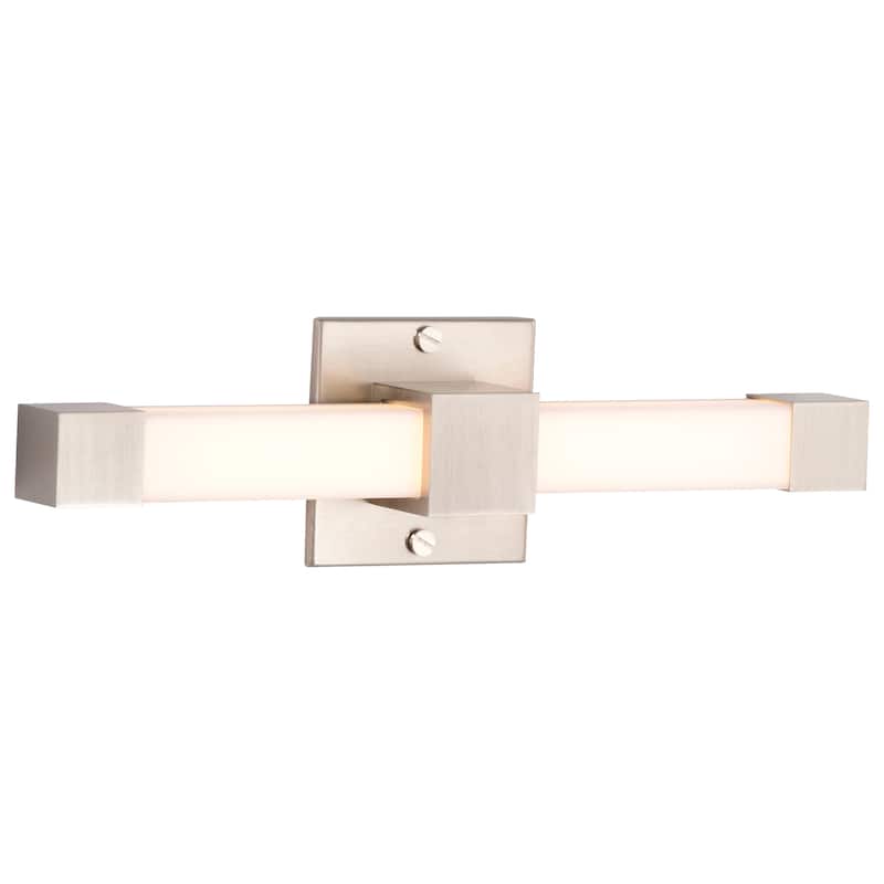 Brightwyn 16 Inch LED Vanity Brushed Nickel Finish - Brushed Nickel