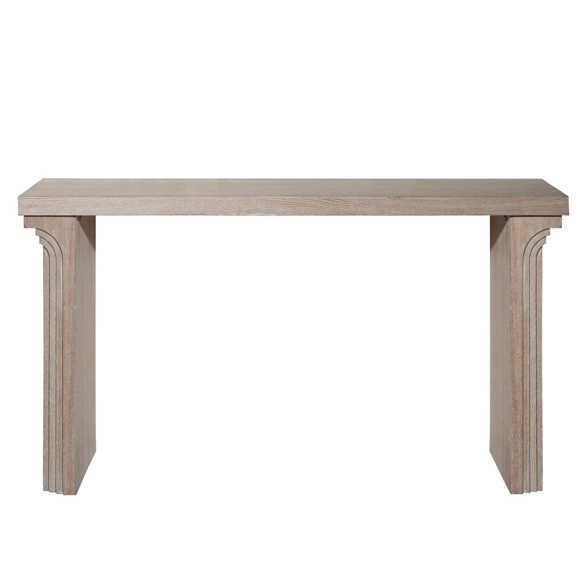58 Inch Wooden Entryway Console Table, Versatile Decorative Accent Sofa Table for Entryway, Living Room, Hallway