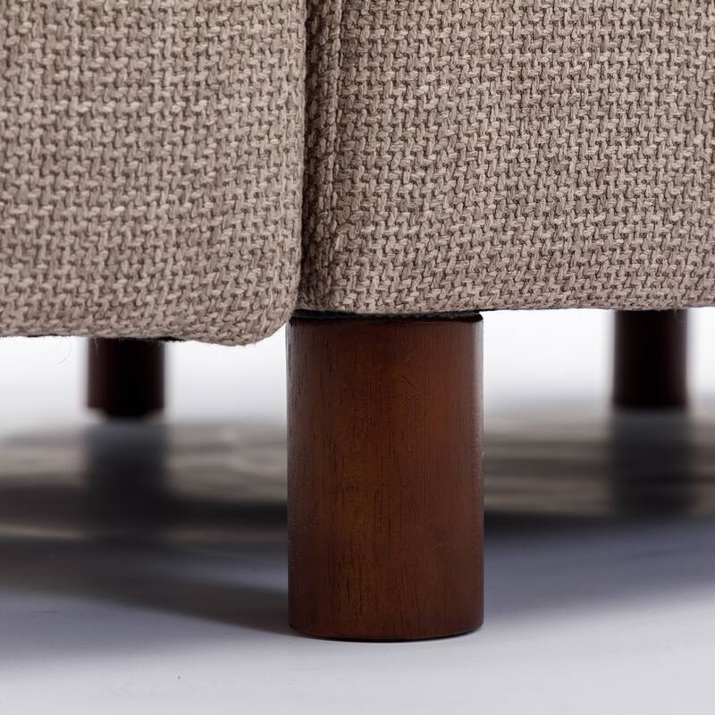 3 Seat Module Sectional Sofa Couch With 2 Ottoman for living room, Seat