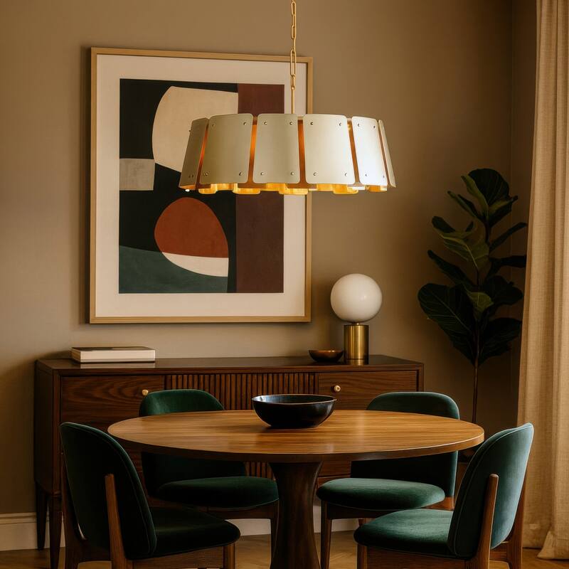 Varaluz Peep Show Pendant Light - Sunwashed Silver/Brushed Sienna