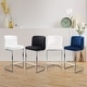 preview thumbnail 12 of 15, 26-Inch Modern Upholstered Bar Stools, Counter Height Bar Stool - 18.11"W x 19.69"D x 37.4"H