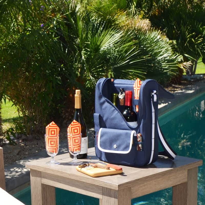 Picnic at Ascot - Wine & Cheese Cooler Bag