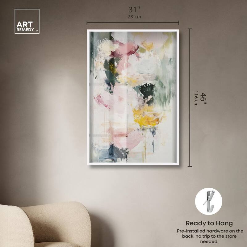 Dripping Colors II Shadowbox by Art Remedy