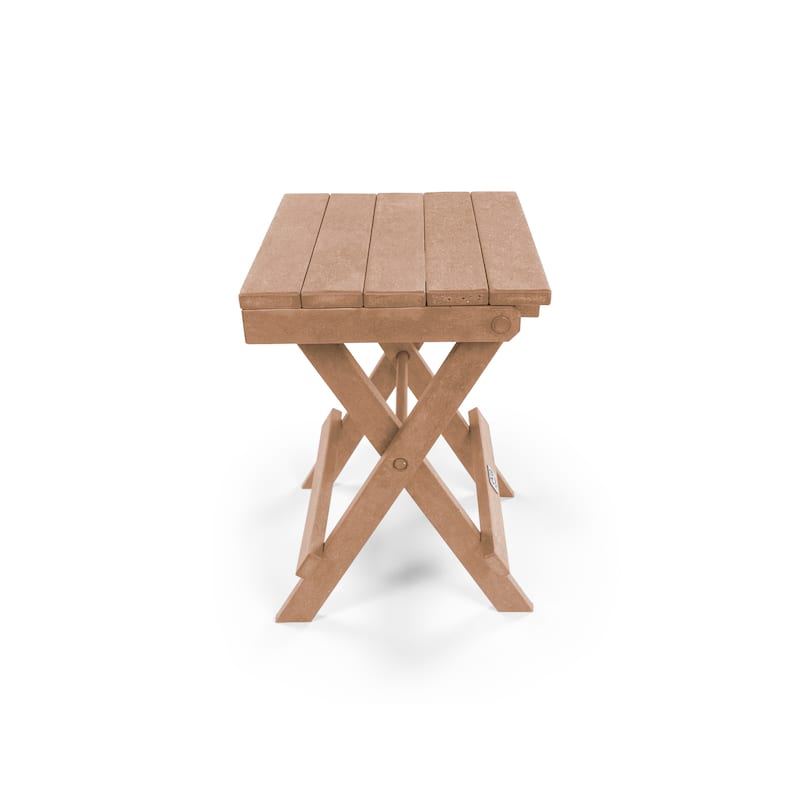 San Juan Fully Assembled All-Weather Recycled HDPE Outdoor Folding Bistro table