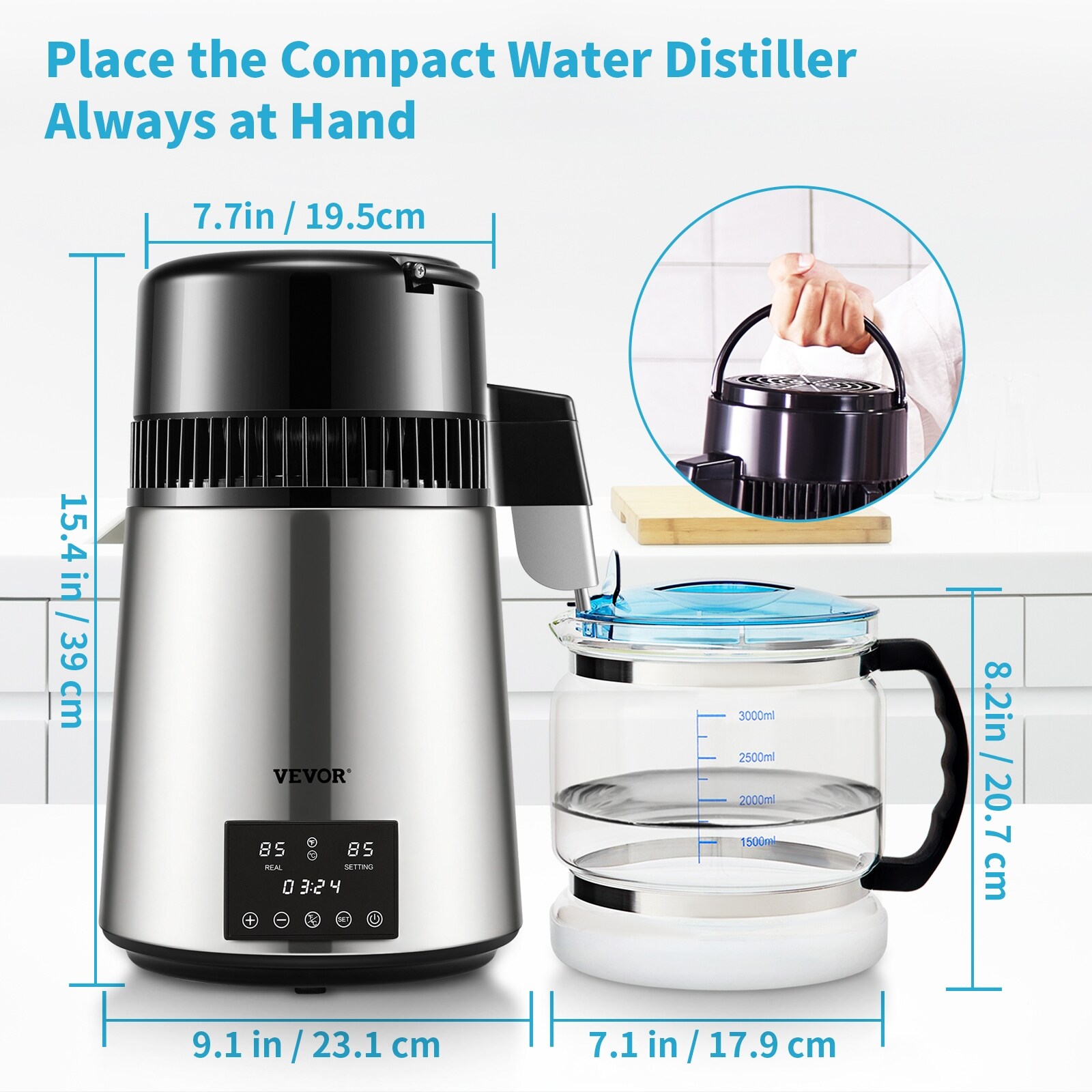 https://ak1.ostkcdn.com/images/products/is/images/direct/7a0dc7b280a521ac5e0fb2ebe855e6248eb05920/VEVOR-1.1Gal-Water-Distiller-0.3Gal-H-Distilled-Water-Maker-Machine-750W-0-99H-Timing-Dual-Temp-Display-Stainless-Steel.jpg