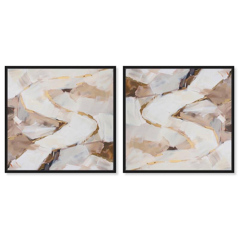 Assembled Color Pallete II Canvas by Art Remedy - 16" x 16" - Gold