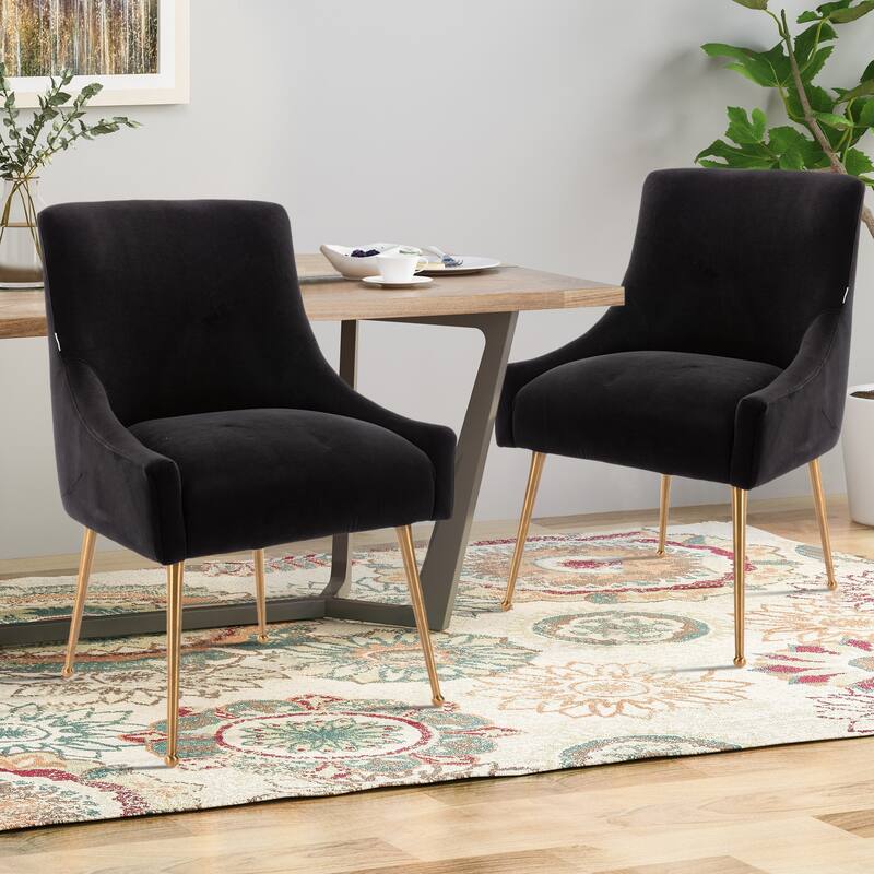 GZMR Upholstered Accent Dining Chairs Side Chairs (Set of 2)