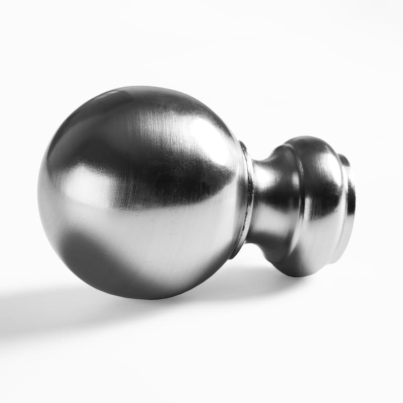 Exclusive Fabrics Classic Sphere Ball Extendable Metal Rod Set, 52 - 144