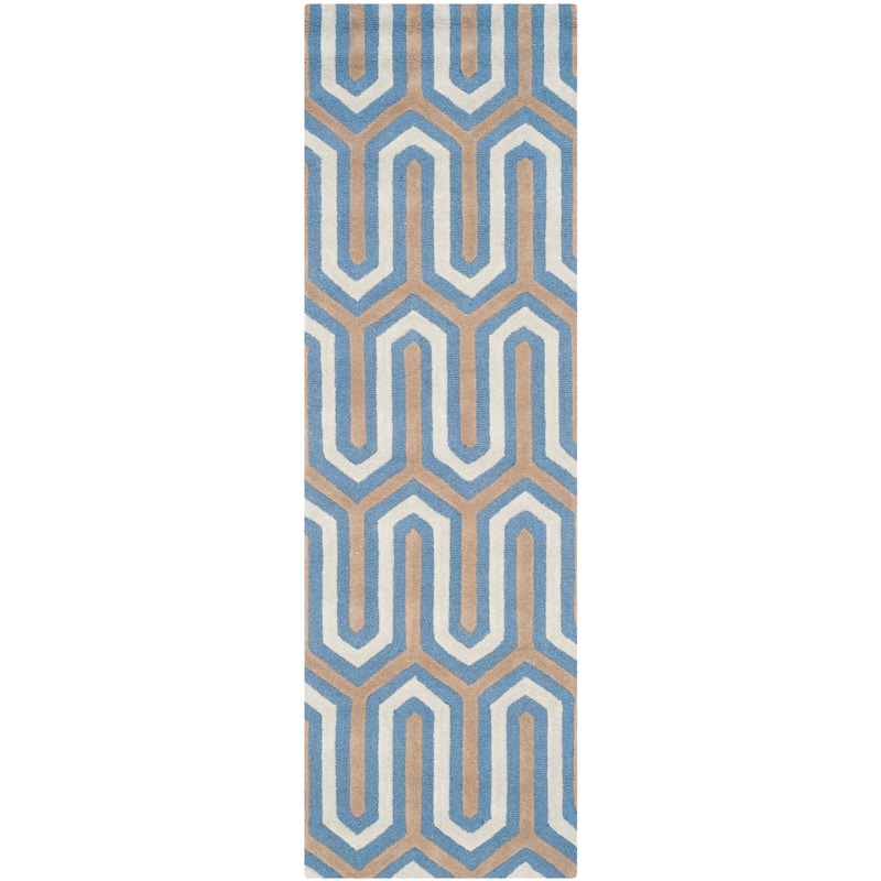 SAFAVIEH, Handmade Cambridge Faiza Modern Moroccan Wool Rug