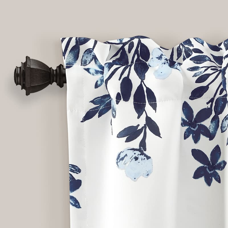 Lush Decor Tanisha Room Darkening Window Curtain Valance - 18" x 52"