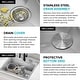 preview thumbnail 106 of 150, KRAUS Kore Workstation Drop-In Stainless Steel Kitchen Sink