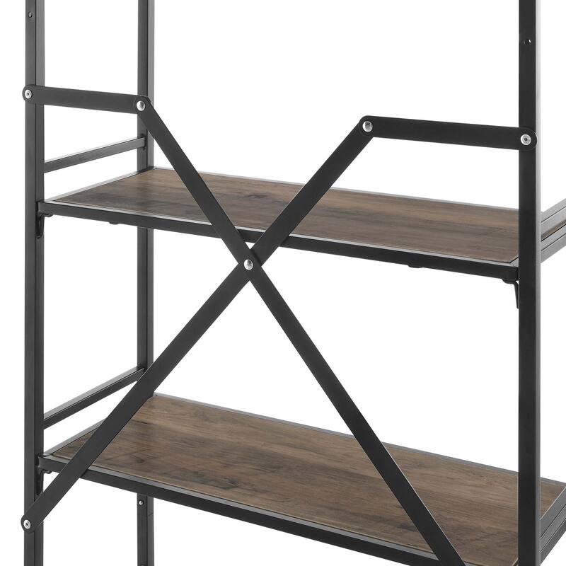 Anmytek Metal Freestanding Over The Toilet Storage - Black