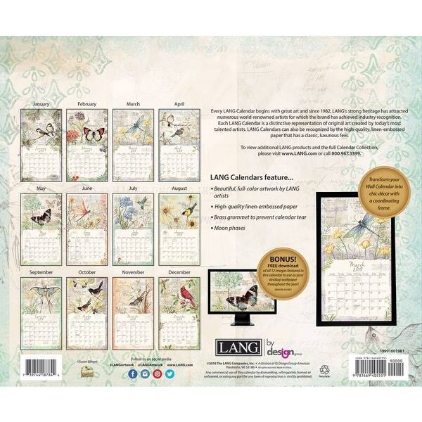 Shop 2019 Field Guide Wall Calendar Susan Winget By Lang