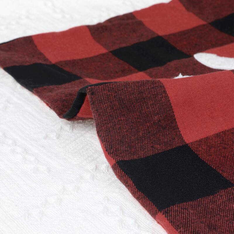 Pack of 2 Plaid Print Throw Pillow Covers, Farmhouse Cushion Covers