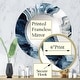 preview thumbnail 12 of 12, Designart "Blue Grey Ethereal Elixir I" Abstract Modern Wall Mirror